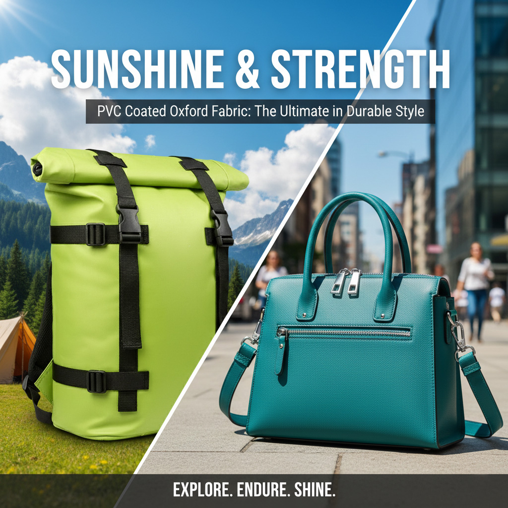 Por qué la tela Oxford recubierta de PVC es ideal para ropa y moda para actividades al aire libre