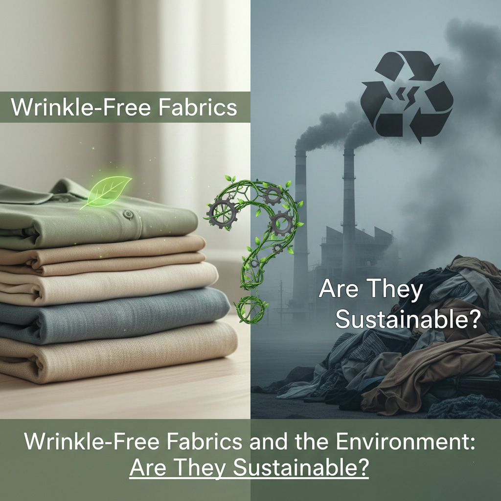 Los tejidos sin arrugas y el medio ambiente: ¿son sostenibles?