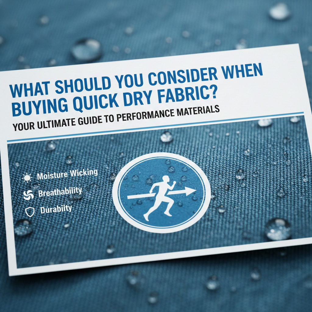 ¿Qué debe considerar al comprar telas de secado rápido?