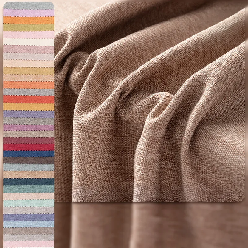 Tela de cortina de lino sintético Numerosos beneficios