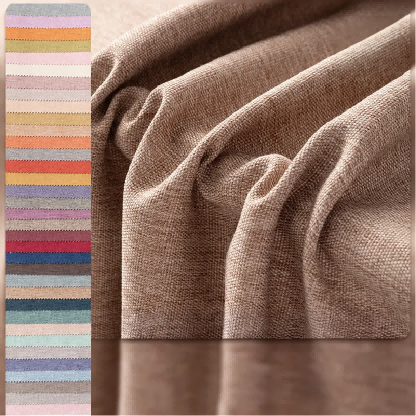 ¿Por qué elegir tela para cortinas de lino sintético?