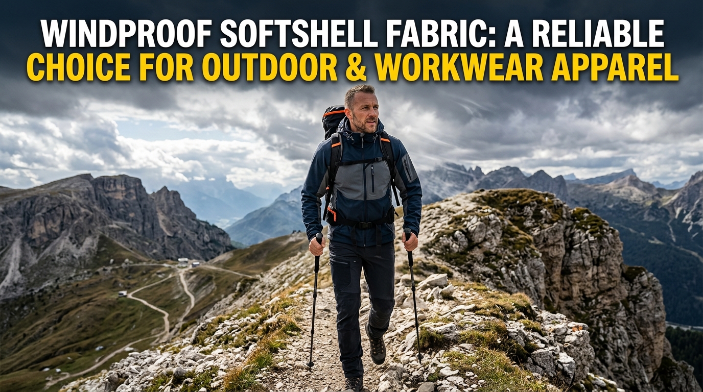 Tejido Softshell resistente al viento: una opción confiable para ropa de trabajo y para actividades al aire libre
