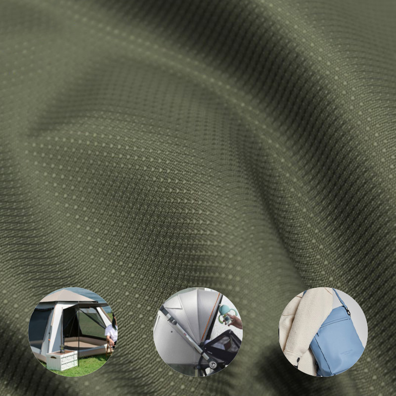 Tela Oxford de poliéster jacquard