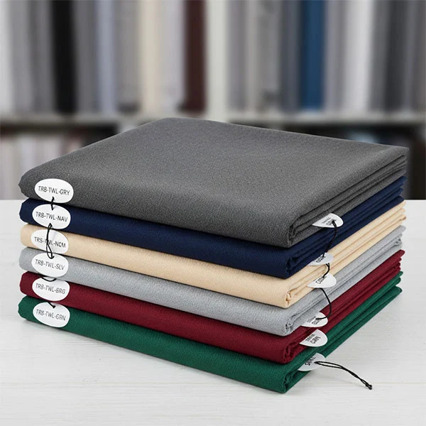 Tejido de forro de sarga mezclada TR